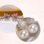 new design Zircon 925 sterling silver drop hook pearl earring