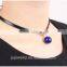 Wholesale Leather Choker Necklace Lampwork Murano Essential Oil Bottle Pendants For Women