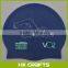Stylish Patten Nontoxic Water Sport Silicone Swimming Swim Cap Adult Kids new