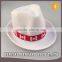 Vintage Cheap Straw Man Trilby Fedora Men Beach Straw Hat with Custom Logo