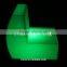Hot Sell Led Lighting Sofa Led Rechargeable Multi Color Waterproof Modern Hard Plastic Sofa