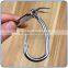 Wholesale custom cheap silver thick stainless steel fishing hooks