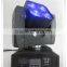 soundlights 4x15w rgbw beam moving head mini wash light led