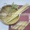 12cm healthy bamboo made disposable mini fruit fork