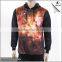 Spring Professional Digital Printed Wholesale Plain Black Hoodie