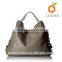 Custom made genuine leather designer handbag logos