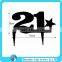 18 Eighteen Number Monogram Acrylic Cake Topper, Anniversary Birthday Party Cake Topper