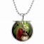 2016 Christmas animal jewelry mouse picture glowing in the dark big pendants summer necklaces jewelry