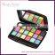 Professional custom makeup 38 color eye shadow palette with single eyeshadow packaging