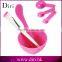 Homemade Makeup Beauty DIY Facial Face Mask Bowl Brush Spoon Stick Tool Set