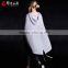 Erdos hooded women knitted cashmere poncho coat