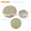 Perforated sintered 316L stainless steel filter disc