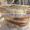 NATURAL COLOR UNIQUE DESIGN ONYX BATHTUBS COLLECTION