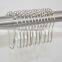 CALABASH PEARLS Shower Curtain Hooks Rings,Shower Curtain Rings,Polished Chrome Metal Bathroom Shower Curtain Hooks
