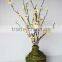 plum artificial flower in vase