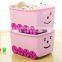 Hot sale PP kids' toy storage box with wheels&lid