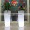 PE plastic LED rechargeable large flower pot, RGB 16 color changing Ice Bucket For Bar Party