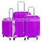 Bright color trolley luggage abs set