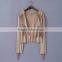 new fall women suede fringe cardigan jacket long sleeve boho coat european street wear tassel outwear