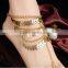 Arabian Hand Made Multi Layers Leaves Anklet