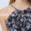 New Arrived Fashion Halter Neckline Print Women Playsuit/Jumpsuits