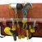 Canvas kits admission package / bag electrician suede leather bag, leather tool bag