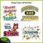 Factory Direct Custom Logo Heat Transfer Stickers For Clothing