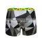 Mans Boxer Cotton Underwear Suit Checks Printed Brief with Elastic Band