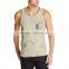 Design Custom Screen Printing 100 Cotton Bulk Wholesale Stringer Tank Top For Men