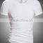 wholesale comfort super soft v-neck blank cheap men fitted 100% preshrunk combed cotton t-shirts