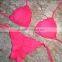Wholesale red scalloped sexy bikini