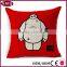 cartoon charactor printing chair cushion pillow cover