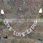 Mr & Mrs Garland Happy Ever After Bride & Groom Garland Wedding Heart Bunting