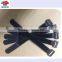 Customized black Hook and loop adjustable straps with buckle