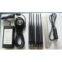 6 antennas 15W high power UHF VHF GSM 3G jammer blocker shield isolator GSM 3G UHF VHF,50m with IR remote control car charger