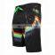 Black mens shorts quick dry surf and beach shorts