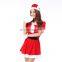 Wholesale cheap full cosplay christmas santa claus costume