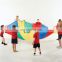 Dia 2m-9m Kids Rainbow Parachute With Handles
