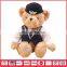 Customized Soft Police Bear Toy With Police Uniform & Hat