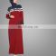 Colorful muslim sportive dress cotton long sleeve dubai sport wear abaya female
