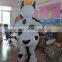 inflatable cow costume,adult cow costume mascot with sunglass