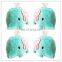 HI CE super plush soft toll for kids,green elephant plush toy for hot sale
