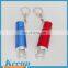 Advertising High Light LED Bottle Opener Keyring with 3 LR44 Button Cell