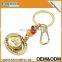 hot selling emboss souvenir metal city turbo keychain spinning