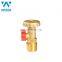 Low pressure brass valve for yemen cylinder