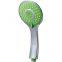 3 Spray Green Colour Young Kids Hand Shower Set With Hose and Bracket Blister Packing