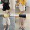6285/China manufacturer baby girls casual straight pants Japan simple gentle all-match loose kids pants