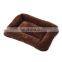 HQP-JJ40 HongQiangThick corduroy comfortable warm dog pad can be removed and cleaned pet den