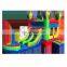 clearance whole sale inflatable double dual 2 lane air balloon bounce house water combo
