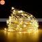 Fairy Lights Battery Operated 5M 50 LEDs Halloween Christmas Lights Silver Copprt Wire Firefly Lights for DIY Decor